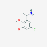 Structure of 1-(5-CHLORO-2,3-DIMETHOXYPHENYL)ETHYLAMINE