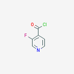 3-Fluoroisonicotinoyl chloride结构式