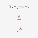 Structure of Oxirane, methyl-, polymer with oxirane, butyl 2-propenyl ether