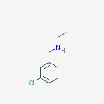 Structure of N-(3-chlorobenzyl)-1-propanamine