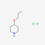 Structure of 4-Propoxypiperidine hydrochloride