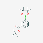 Structure of TERT-BUTYL 3-(4,4,5,5-TETRAMETHYL-1,3,2-DIOXABOROLAN-2-YL)BENZOATE