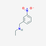 N-(3-nitrobenzyl)ethanamine结构式