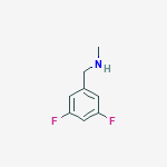 Structure of 1-(3,5-difluorophenyl)-N-methylmethanamine