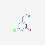 Structure of 1-(3-chloro-5-fluorophenyl)methanamine