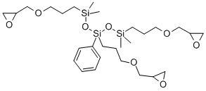 Structure of TRIS(GLYCIDOXYPROPYLDIMETHYLSILOXY)PHENYLSILANE
