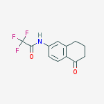 Acetamide, 2,2,2-trifluoro-N-(5,6,7,8-tetrahydro-5-oxo-2-naphthalenyl)-结构式