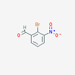 Structure of Benzaldehyde, 2-bromo-3-nitro-