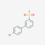 Structure of 4-BROMO-1,1-BIPHENYL-3-YL METHYL SULFONE