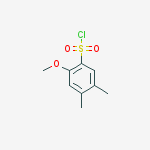 2-METHOXY-4,5-DIMETHYLBENZENESULFONYL CHLORIDE, 95%结构式