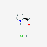 (S)-2-Acetyl-pyrrolidine hydrochloride结构式