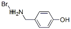 Structure of 4-HYDROXYBENZYLAMINE HYDROBROMIDE