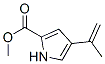 Structure of 1H-Pyrrole-2-carboxylicacid, 4-(1-methylethenyl)-, methyl ester