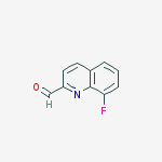 8-FLUOROQUINOLINE-2-CARBALDEHYDE结构式