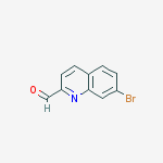 Structure of 7-bromo-2-Quinolinecarboxaldehyde