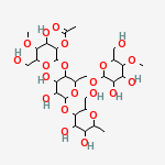 Structure of STARCH ACETATE
