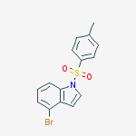 4-bromo-1-tosylindole结构式