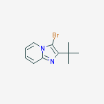 Structure of 3-BROMO-2-TERT-BUTYL-IMIDAZO[1,2-A]PYRIDINE