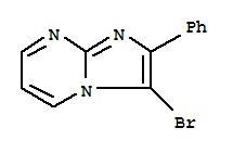 Structure of 3-BROMO-2-PHENYL-IMIDAZO[1,2-A]PYRIMIDINE