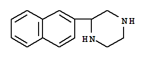 Structure of 2-NAPHTHALEN-2-YL-PIPERAZINE