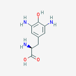 (S)-2-Amino-3-(3,5-diamino-4-hydroxyphenyl)propanoic acid结构式