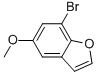 Structure of 7-BROMO-5-METHOXYBENZOFURAN