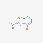 Structure of 8-bromoquinoline-2-carbaldehyde