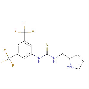 Structure of Thiourea,N-[3,5-bis(trifluoromethyl)phenyl]-N'-[(2S)-2-pyrrolidinylmethyl]-