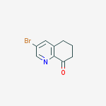Structure of 3-bromo-6,7-dihydro-8(5H)-Quinolinone