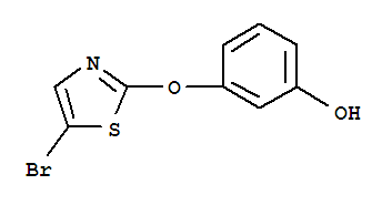 Structure of 3-(5-BROMOTHIAZOL-2-YLOXY)PHENOL