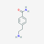 4-(2-aminoethyl)Benzamide结构式
