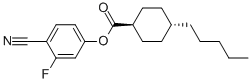 Structure of 4-CYANO-3-FLUOROPHENYL TRANS-4-PENTYLCYCLOHEXANECARBOXYLATE
