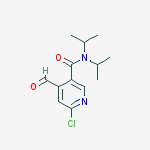 6-CHLORO-4-FORMYL-N,N-DIISOPROPYLNICOTINAMIDEÂ结构式