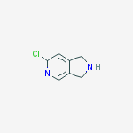 Structure of 6-CHLORO-2,3-DIHYDRO-1H-PYRROLO[3,4-C]PYRIDINE