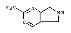 Structure of 2-(trifluoromethyl)-6,7-dihydro-5H-pyrrolo[3,4-d]pyrimidine