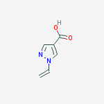 Structure of 1-VINYL-1H-PYRAZOLE-4-CARBOXYLIC ACID 95%