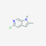 Structure of 5-Chloro-2-methyl-1h-pyrrolo[2,3-c]pyridine