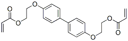 2-丙烯酸[1,1-联苯]-4,4-二基双(氧基-2,1-亚乙基)酯(9CI)结构式