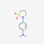 2-(4-Aminophenyl)isothiazolidine 1,1-dioxide结构式