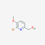 Structure of (6-bromo-5-methoxypyridin-2-yl)methanol
