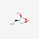 Structure of (1R,2R,3S,5S)-3-(hydroxymethyl)-6-oxabicyclo[3.1.0]hexan-2-ol