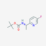 Structure of (S)-tert-Butyl 1-(5-fluoropyridin-2-yl)ethylcarbamate