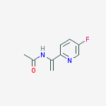 N-[1-(5-fluoropyridin-2-yl)ethenyl]acetamide结构式