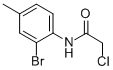 Structure of N-(2-BROMO-4-METHYL-PHENYL)-2-CHLORO-ACETAMIDE