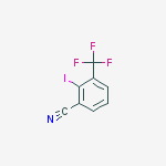 2-Iodo-3-(trifluoromethyl)benzonitrile结构式