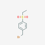 Structure of 1-(bromomethyl)-4-(ethylsulfonyl)benzene