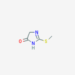 Structure of 3,5-dihydro-2-(methylthio)-4H-Imidazol-4-one