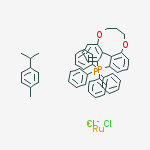 Structure of [chloro(r)-c3-tunephos)(p-cymene)ruthenium(ii)] Chloride