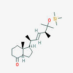 Structure of 4H-Inden-4-one, ctahydro-7a-Methyl-1-[(1S,2E,4S)-1,4,5-triMethyl-5-[(triMethylsilyl)oxy]-2-hexen-1-yl]-, (1R,3aR,7aR)-