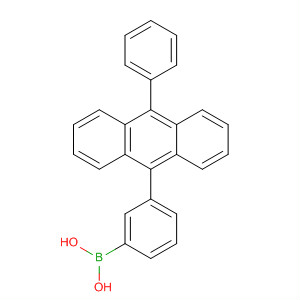 Structure of 3-(10-Phenyl-9-anthracenyl)phenyl boronic acid